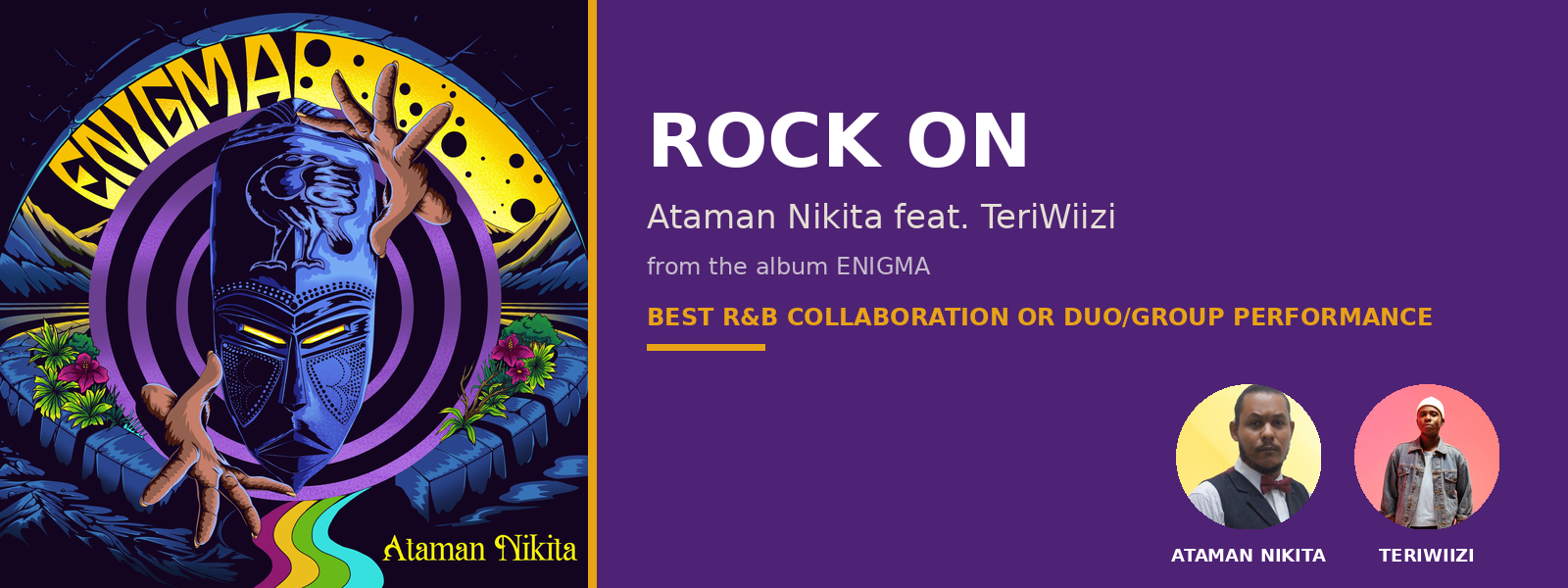 Rock On — Ataman Nikita feat. TeriWiizi, from the album Enigma